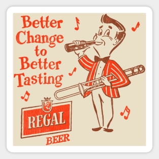 Regal Retro Defunct Beer Magnet